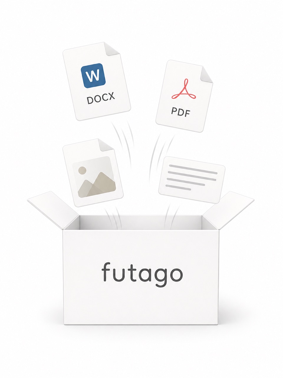 PDF, DOCX, screenshot, or brief